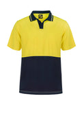 Workcraft Hivis Short Sleeve Two Tone Polo 157gsm - WSP205