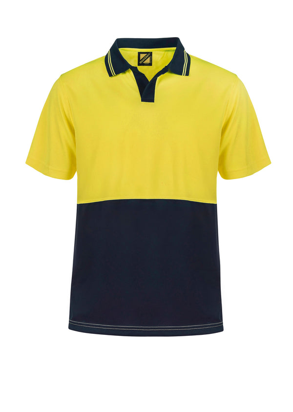 Workcraft Hivis Short Sleeve Two Tone Polo 157gsm - WSP205