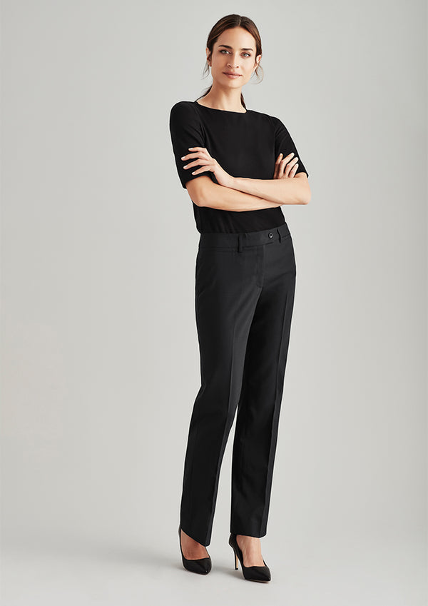 Biz Corporate Ladies Comfort Wool Stretch Relaxed Pant - 14011