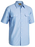 Bisley Mens Oxford Short Sleeve Shirt - BS1030