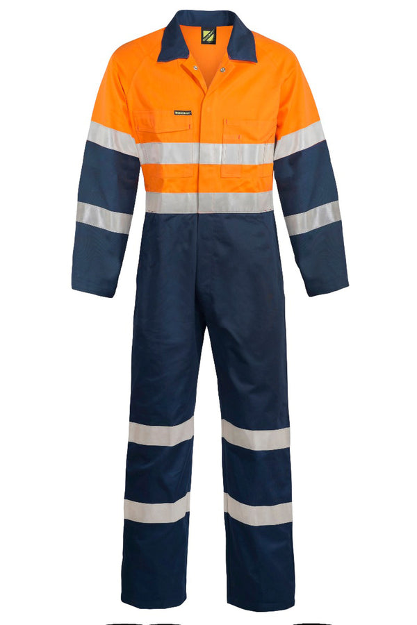 Workcraft Hivis Coverall with Tape 310gsm - WC3056