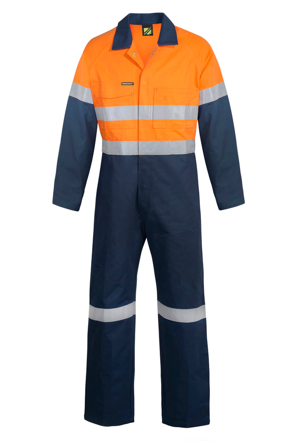 Workcraft Hivis Coverall CSR Tape 310gsm - WC3093