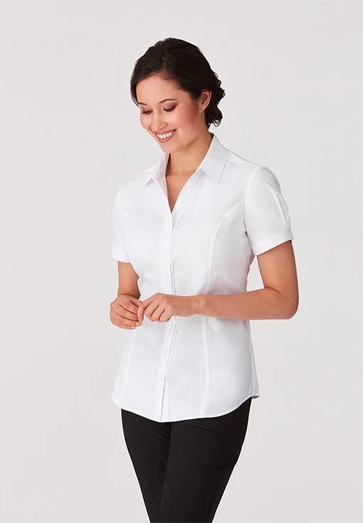 City Collection Ladies Stretch Classic Short Sleeve - 2262