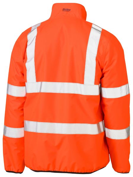 Bisley Mens Taped Hivis Reversible Puffer Jacket - BJ6350HT