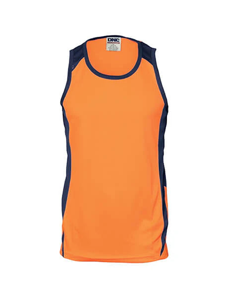 DNC Hi Vis Cool Breathe Action Singlet - 3842