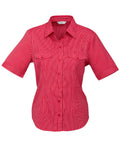 Biz Collection Womens Cuban Short Sleeve Shirt - S10422 **Clearance**