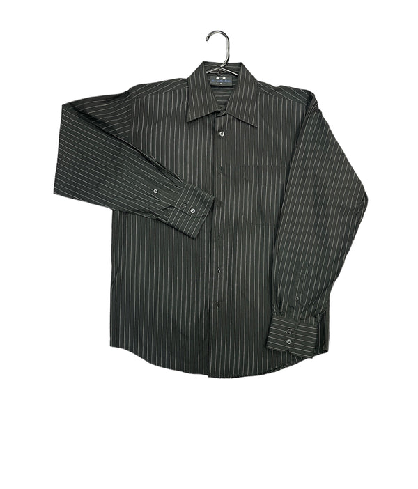 Biz Collection Mens Pin Stripe Long Sleeve Shirt **Clearance**