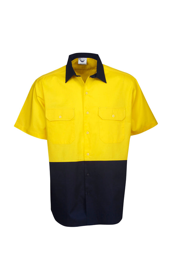 Blue Whale Hi Vis 155 GSM Cotton Twill Shirt - C82