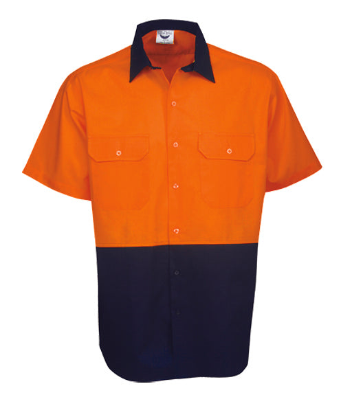 Blue Whale Hi Vis 155 GSM Cotton Twill Shirt - C82