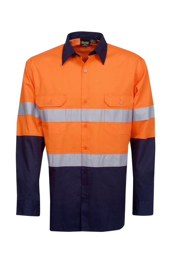 Blue Whale Hi Vis 155 GSM Cotton Twill Shirt - C93