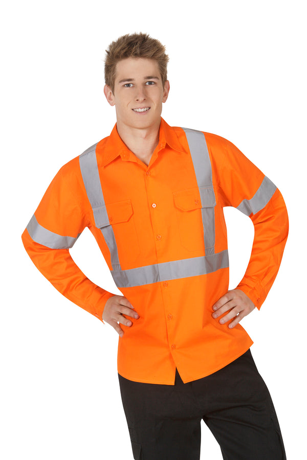 Blue Whale Hi Vis 155 GSM Cotton Twill Shirt - C95