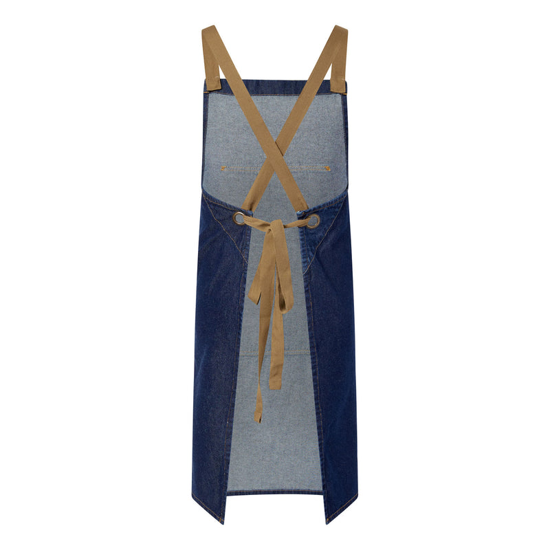 Chefscraft Denim Bib Apron with Pouch Pocket- CA033