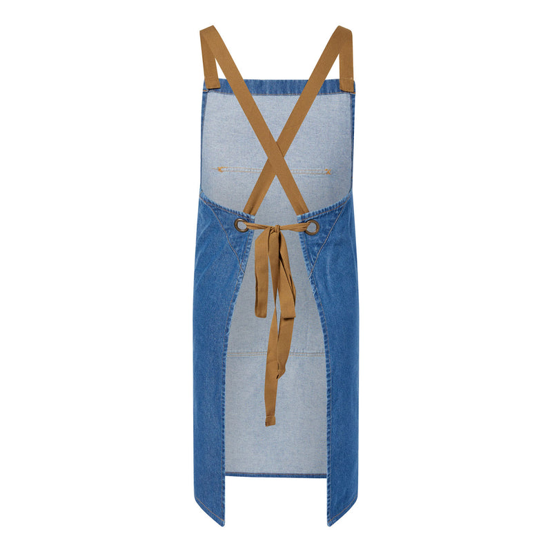 Chefscraft Denim Bib Apron with Pouch Pocket- CA033