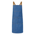 Chefscraft Denim Bib Apron with Pouch Pocket- CA033