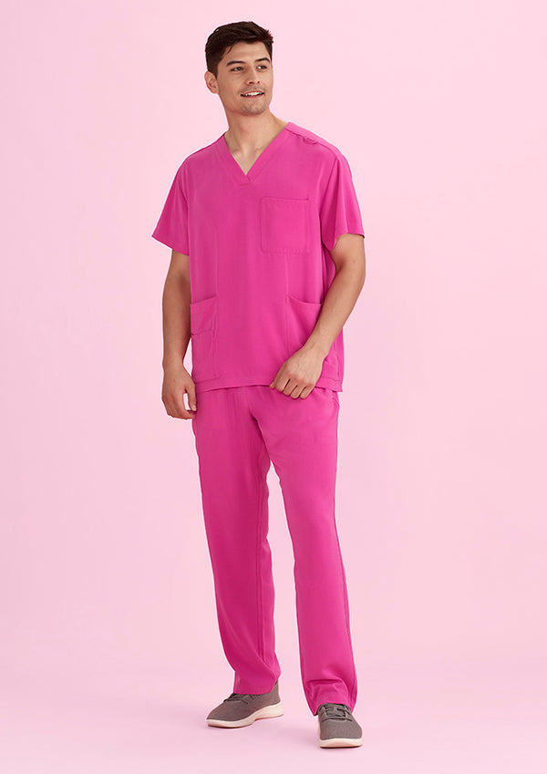 Biz Care Unisex Pink Scrub Pant - CSP102UL