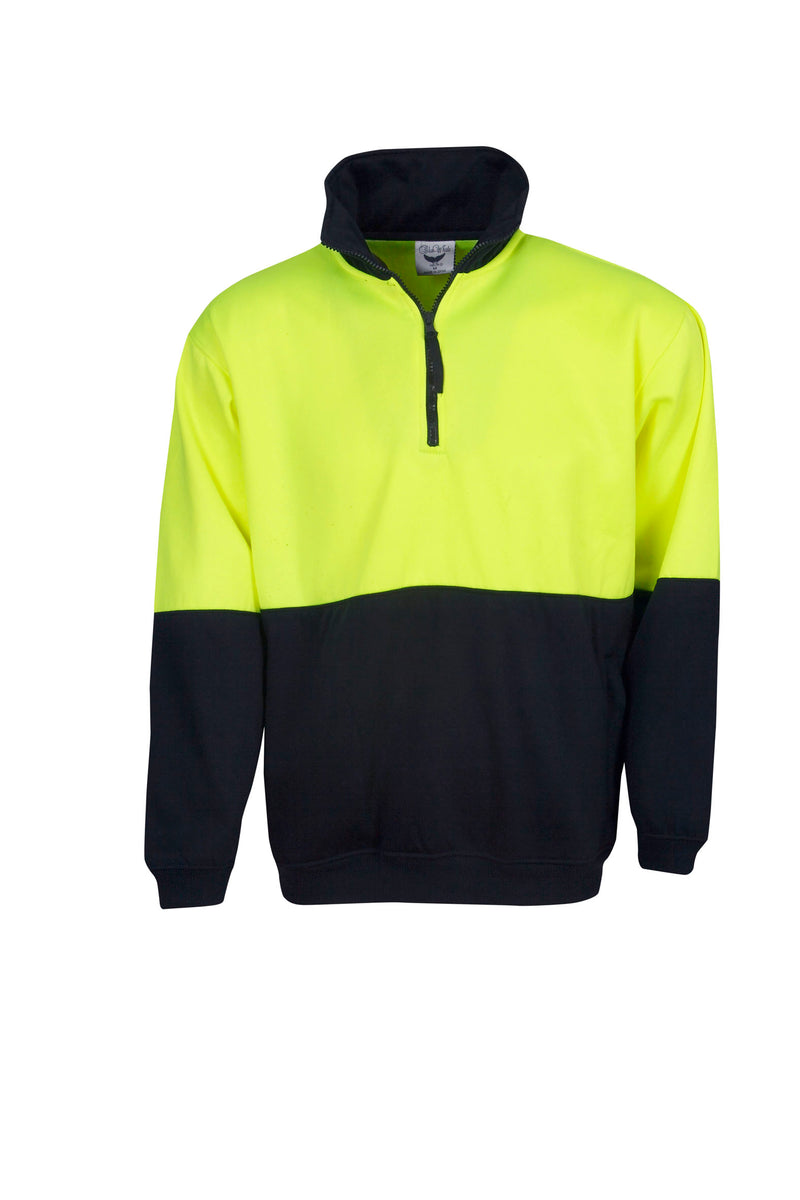 Blue Whale Hi Vis Fleecy Jumper - F85