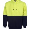 Blue Whale Hi Vis Fleecy Hoodie - F93