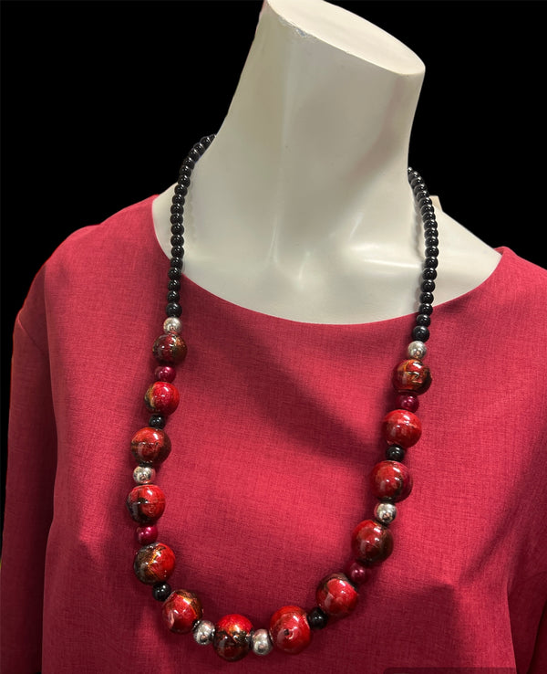 Large Beaded Necklace - FN007