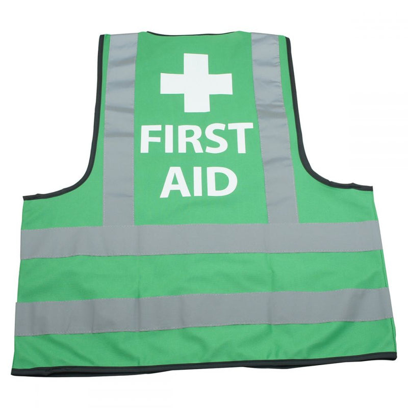 AWS - Green Vest with FIRST AID print - Night Only