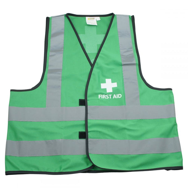 AWS - Green Vest with FIRST AID print - Night Only