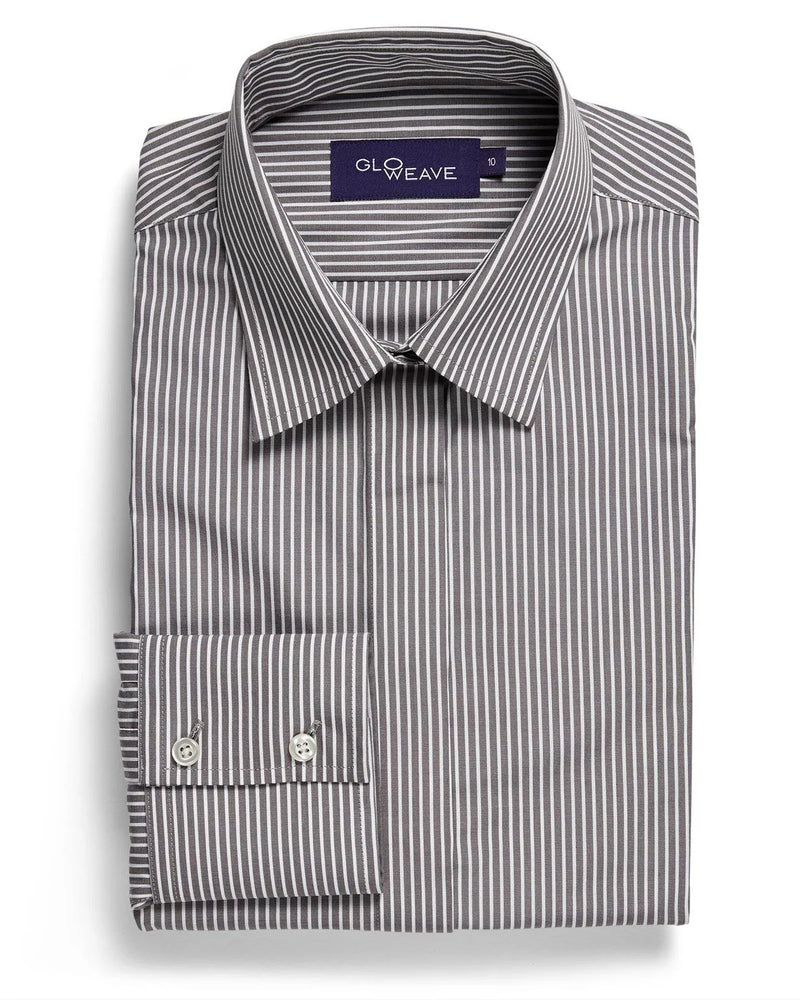 Gloweave Mens Stripe Long Sleeve Shirt - 5449 **Clearance**