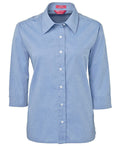 JBs Ladies Fine Chambray 3/4 Sleeve  - 4LSLT **Clearance**