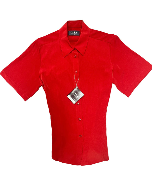 City Collection Semi Fitted Short Sleeve Shirt - 2102