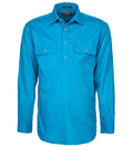 Ritemate Mens Pilbara Closed Front Long Sleeve Shirt - RM200CF