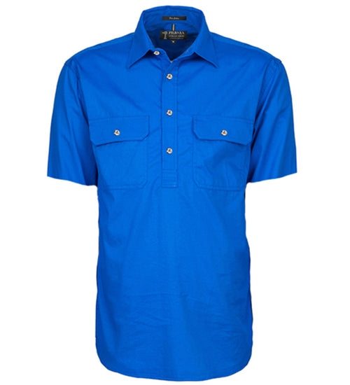 Ritemate Mens Pilbara Closed Front Short Sleeve Shirt - RM200CFS