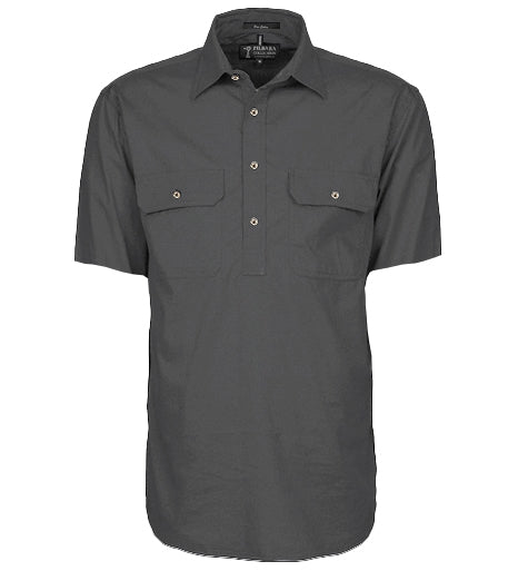 Ritemate Mens Pilbara Closed Front Short Sleeve Shirt - RM200CFS