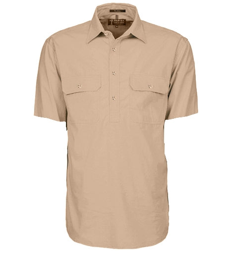 Ritemate Mens Pilbara Closed Front Short Sleeve Shirt - RM200CFS