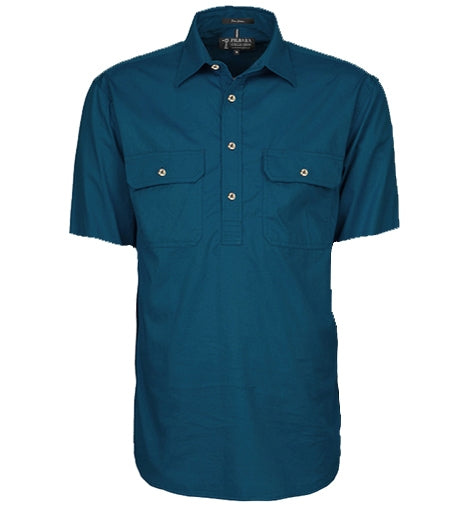 Ritemate Mens Pilbara Closed Front Short Sleeve Shirt - RM200CFS