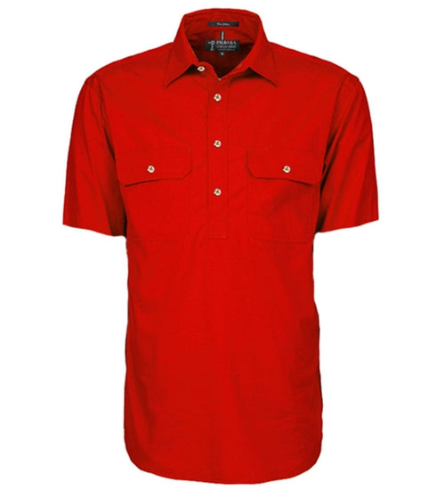 Ritemate Mens Pilbara Closed Front Short Sleeve Shirt - RM200CFS