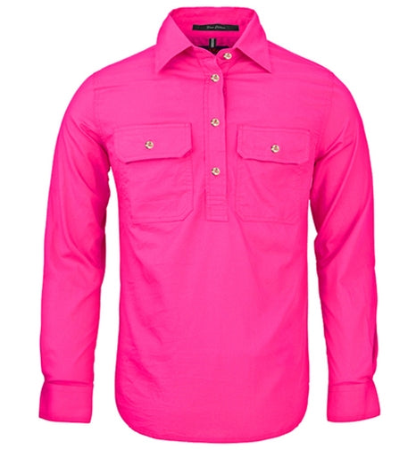 Ritemate Women's Pilbara Closed Front Long Sleeve Shirt - RM300CF