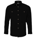 Ritemate Mens Pilbara Open Front Long Sleeve Shirt - RM500BT