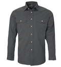 Ritemate Mens Pilbara Open Front Long Sleeve Shirt - RM500BT