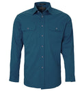 Ritemate Mens Pilbara Open Front Long Sleeve Shirt - RM500BT