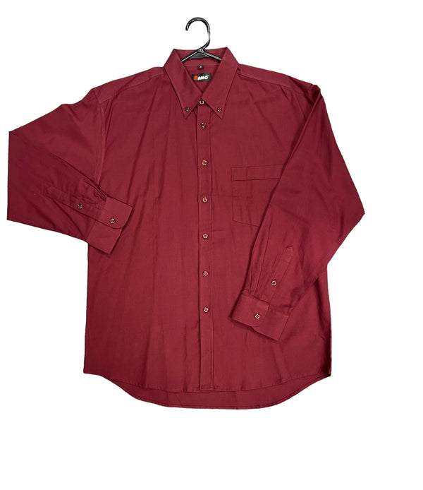 Ramo Mens Red Long Sleeve Shirt **Clearance**