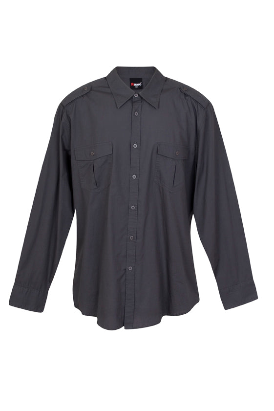 Ramo Mens  Military Long Sleeve Shirts -S001ML **Clearance**