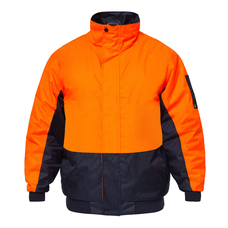 Workcraft Hivis Two Tone Bomber Jacket - WW9012