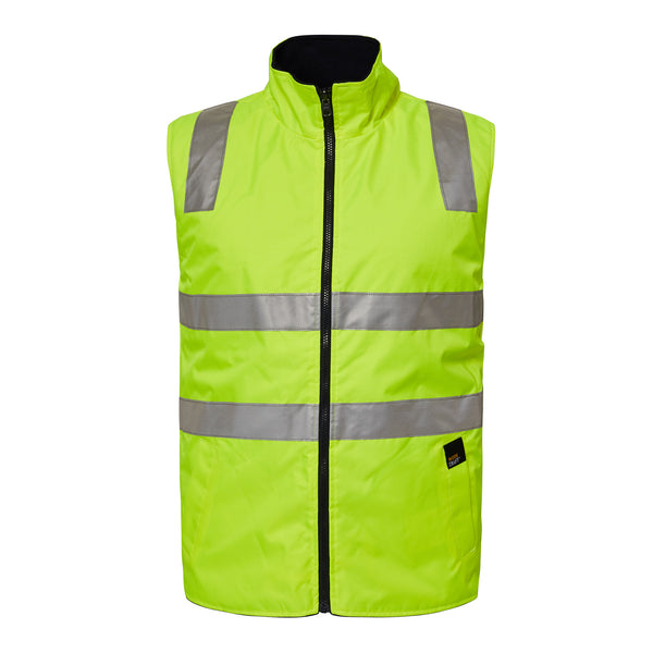 Workcraft Hivis Reversible Vest with Tape - WW9014