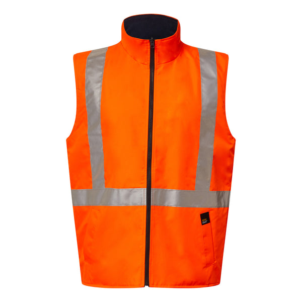 Workcraft Hivis Vest with Tape  NSW Rail - WW9018