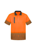 Syzmik Mens Hi Vis Tracks Short Sleeve Polo - ZH300