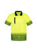 Syzmik Mens Hi Vis Tracks Short Sleeve Polo - ZH300