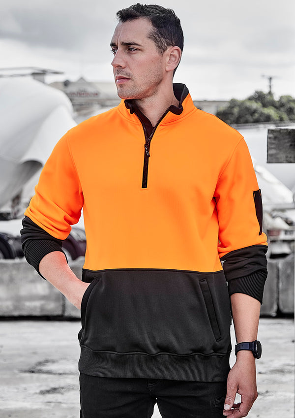 Syzmik Unisex Hi Vis 1/2 Zip Pullover - ZT476