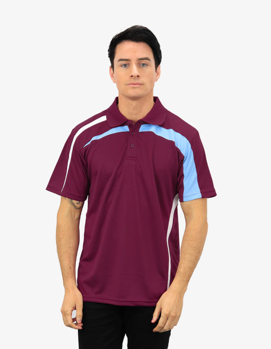 Be Seen Mens Polo Shirt With Contrast - BSP2014