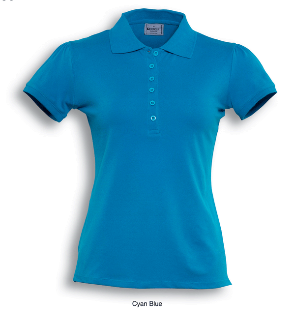 Bocini Ladies Short Sleeve Slim Fit Fashion Polo - CP0915