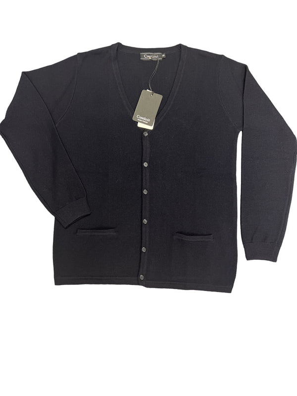 Gloweave Crestknit Navy Cardigan - 8080 **Clearance**