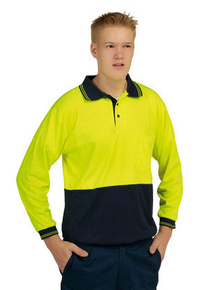 Glosafe - Hivis Poly Long Sleeve Polo - GS140010