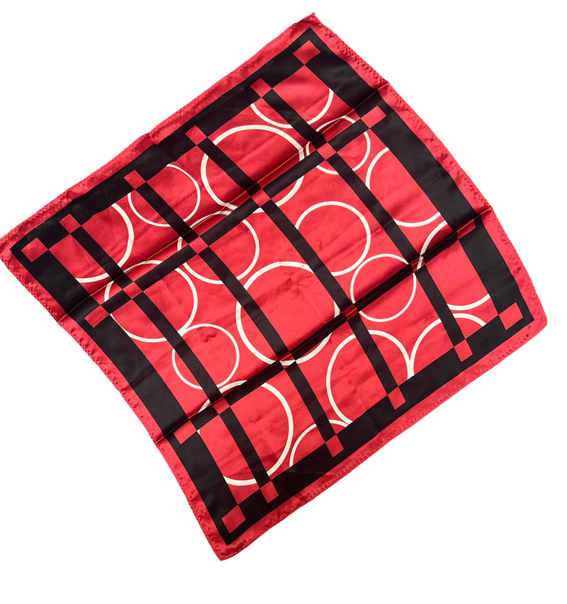 Scarf Red Circle Neckerchief